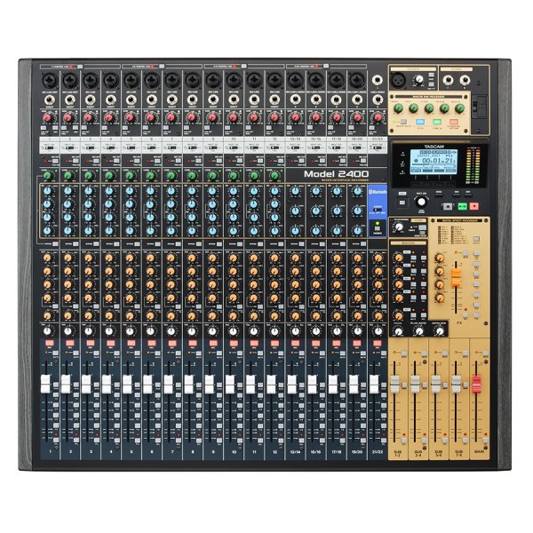 24-Track Flagship Analog Recording Console & Live Mixer with Audio Interface