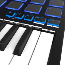 25-Key DAW Workstation MIDI Controller with Bluetooth