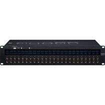 48-Point Gold-Plated TRS Patchbay with LCD Displays