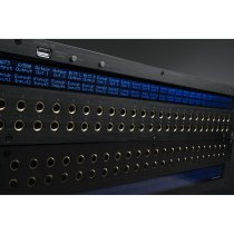 48-Point Gold-Plated TRS Patchbay with LCD Displays
