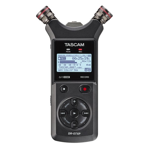 2-Channel 32-Bit Float Handheld Recorder with USB-C & Adjustable Mics