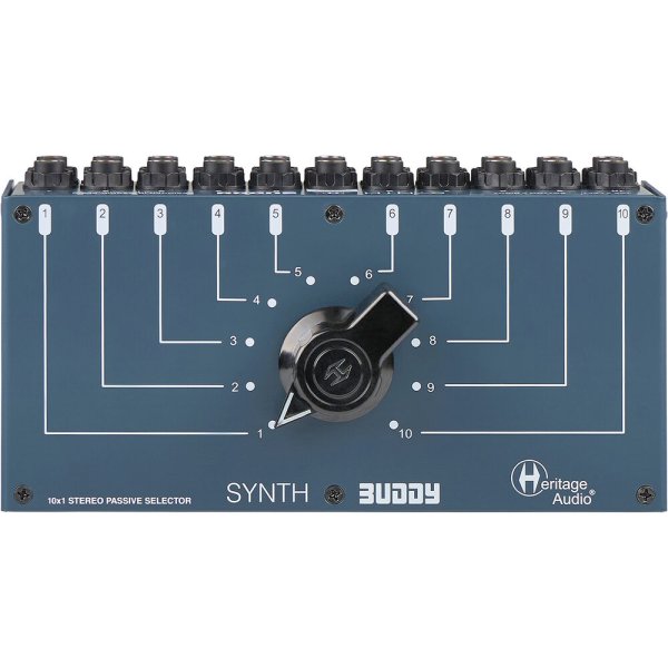 Passive 10-to-1 Stereo Passive Desktop Switch