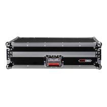 GTOUR Flight Case with Platform for Pioneer DDJ-FLX10 DJ Controller, Black