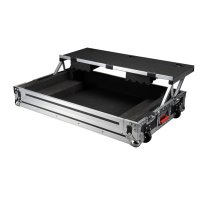 GTOUR Flight Case with Platform for Pioneer DDJ-FLX10 DJ Controller, Black