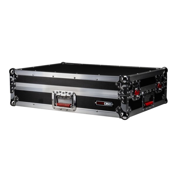 GTOUR Flight Case with Platform for Pioneer DDJ-FLX10 DJ Controller, Black