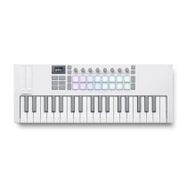 4th Gen Compact 37-Key MIDI Keyboard, White