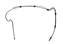 HeadClip Convert Laviliere to Headworn Microphone, Black - Medium (5-Pack)