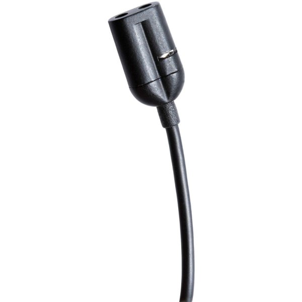 SERIES8 Dual Omni Card Lapel, Black (Lemo-style for Sennheiser SK, Zaxcom, Wisycom, Shure)