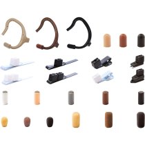 Lav Sw Kit w SERIES8 Omni Low, Black (Shure, JTS, Trantec)