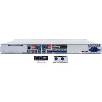 1U 2-Channel Multi-Mode Network Power Amplifier with Protea DSP Software Suite, AES3 Inputs, & Dante