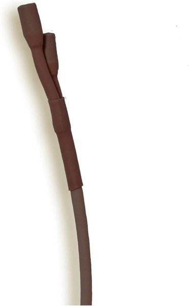 SERIES8 Dual Omni Lavalier Mic, Brown (Lemo-style for Sennheiser SK, Zaxcom, Wisycom, Shure)