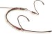 SERIES8 Dual Omni Headset Mic, Brown (Lemo-style for Sennheiser SK, Zaxcom, Wisycom, Shure)