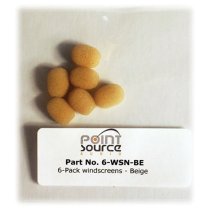 Miniature Windscreens, Beige (6-Pack)