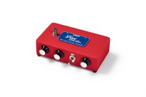 Foxy Tone Box Pedal For Fuzz Distortion + 9V Adapter, Limited Edition Red