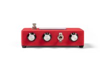 Foxy Tone Box Pedal For Fuzz Distortion + 9V Adapter, Limited Edition Red