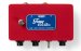 Foxy Tone Box Pedal For Fuzz Distortion + 9V Adapter, Limited Edition Red