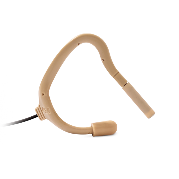 Embrace Omnidirectional On-ear Lavalier Microphone For 2.4 GHz Wireless High Sensitivity, Beige
