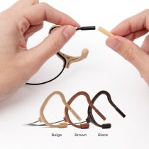 Embrace Omnidirectional On-ear Lavalier Microphone For 2.4 GHz Wireless High Sensitivity, Beige