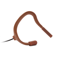 Embrace Omnidirectional On-ear Lavalier Microphone For 2.4 GHz Wireless High Sensitivity, Brown