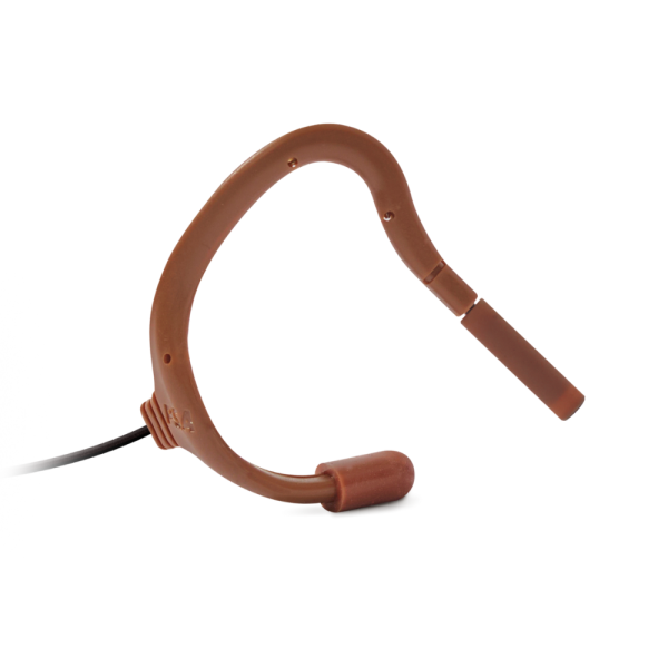Embrace Omnidirectional On-ear Lavalier Microphone For 2.4 GHz Wireless High Sensitivity, Brown