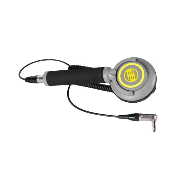 Professional One-Ear Mono Headphone With 50mm Neodymium Driver, Neon