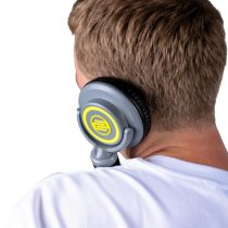 Professional One-Ear Mono Headphone With 50mm Neodymium Driver, Neon