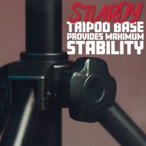 Studio Boom Mic Stand with Tripod Base