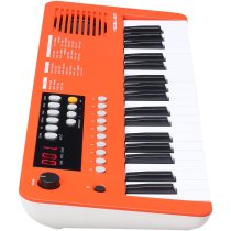 37-Mini-Key Portable Keyboard with USB MIDI and Audio, Orange