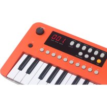 37-Mini-Key Portable Keyboard with USB MIDI and Audio, Orange
