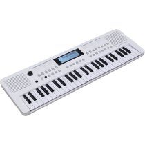 49-Key Portable Keyboard with USB Midi and Audio, White