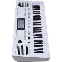 49-Key Portable Keyboard with USB Midi and Audio, White