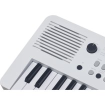 49-Key Portable Keyboard with USB Midi and Audio, White