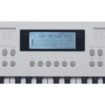49-Key Portable Keyboard with USB Midi and Audio, White