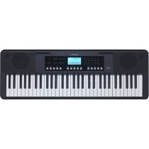 Nebula Series 61-Key Touch Sensitive Keyboard with USB Midi and Audio, Black