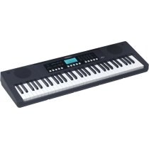 Nebula Series 61-Key Touch Sensitive Keyboard with USB Midi and Audio, Black