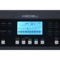 Nebula Series 61-Key Touch Sensitive Keyboard with USB Midi and Audio, Black