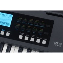 Nebula Series 61-Key Touch Sensitive Keyboard with USB Midi and Audio, Black
