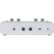 Portable 16-Pad Portable Rhythm Machine with USB MIDI and Audio, White