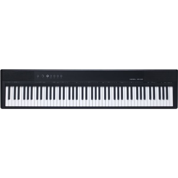 88-Key Weighted Digital Piano with USB Midi and Audio, Black