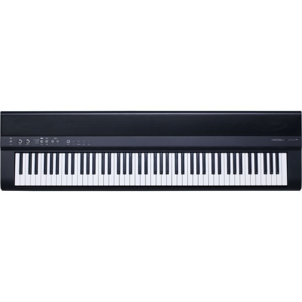 88-Key Weighted Portable Digital Piano with USB Midi and Audio, Black