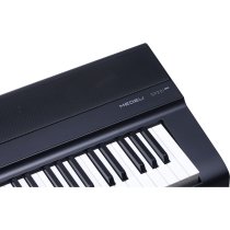 88-Key Weighted Portable Digital Piano with USB Midi and Audio, Black
