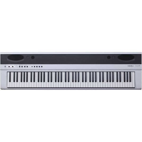 88-Key Weighted Portable Digital Piano with USB Midi and Audio, White