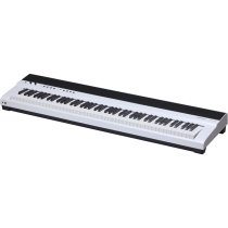 88-Key Weighted Portable Digital Piano with USB Midi and Audio, White