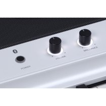 88-Key Weighted Portable Digital Piano with USB Midi and Audio, White