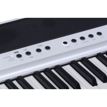 88-Key Weighted Portable Digital Piano with USB Midi and Audio, White