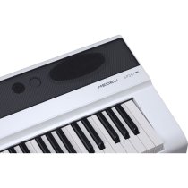 88-Key Weighted Portable Digital Piano with USB Midi and Audio, White