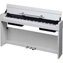 Andromeda Series 88-Key Weighted Compact Upright Digital Piano, White