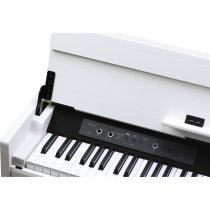 Andromeda Series 88-Key Weighted Compact Upright Digital Piano, White