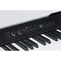 Andromeda Series 88-Key Weighted Compact Upright Digital Piano, White