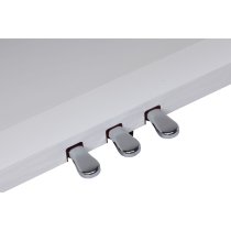 Andromeda Series 88-Key Weighted Compact Upright Digital Piano, White